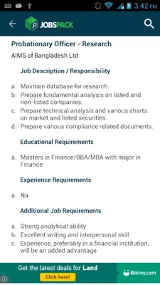 BDJobs android App screenshot 2